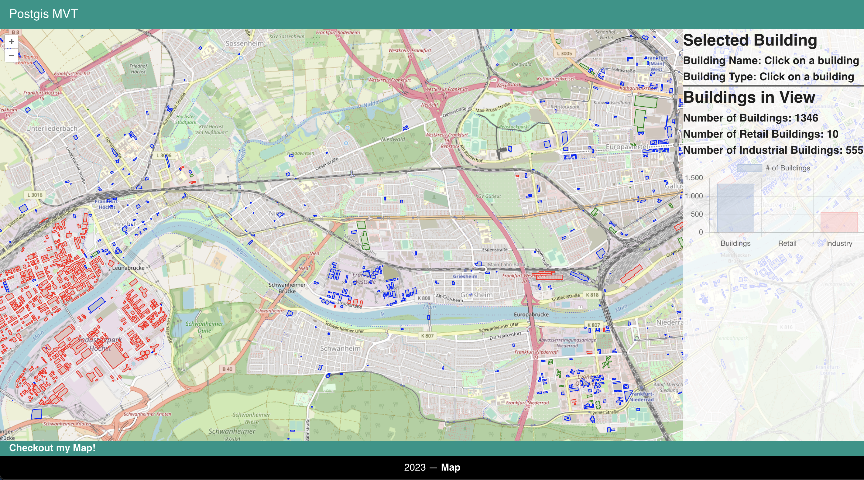 Postgis MVT Interactive Result